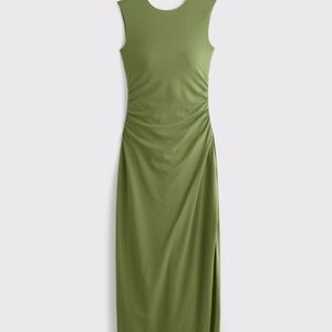 Abercrombie & Fitch Olive Maxi Dress